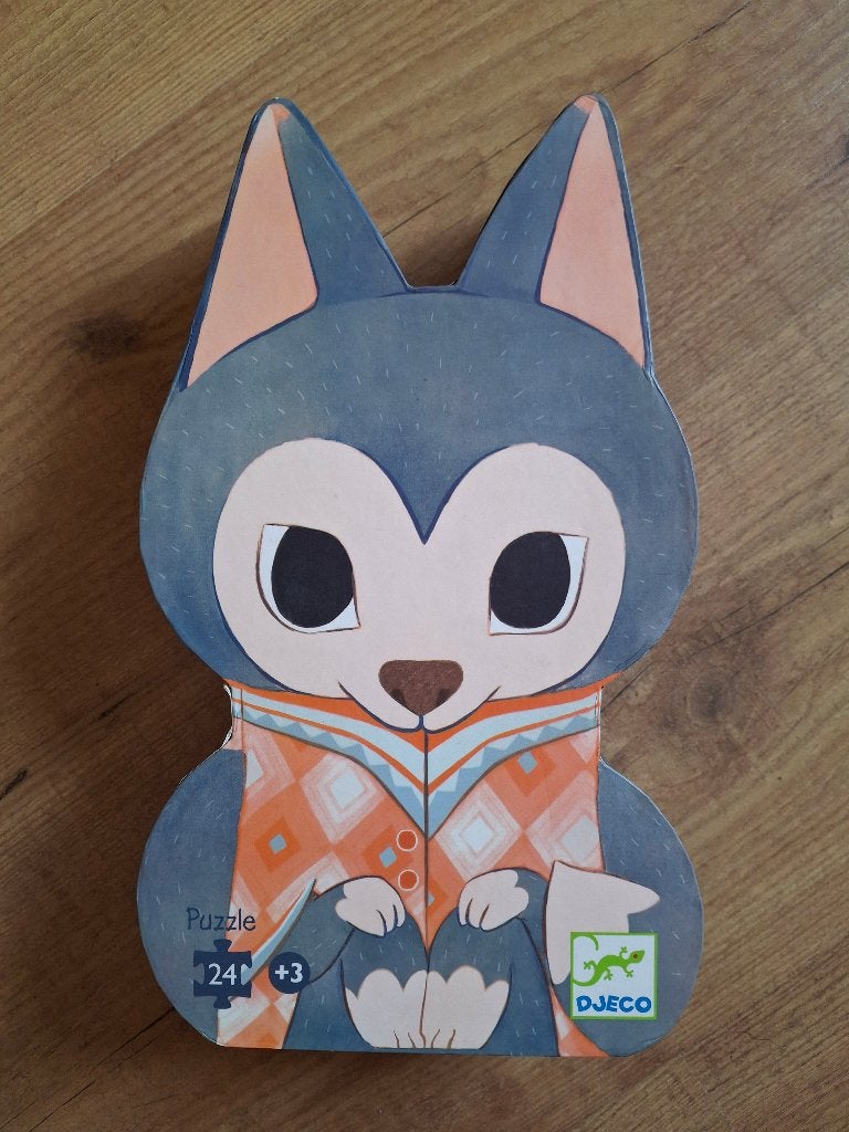 Kleine wolf - Puzzel Djeco, Enlèvement, 10 à 50 pièces, Utilisé, 2 à 4 ans
