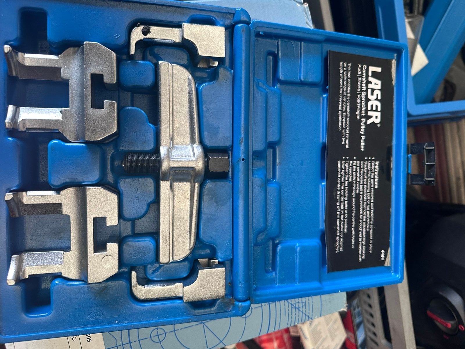 Laser Camshaft Pulley Puller voor Audi, Skoda en Volkswagen, Ophalen, Zo goed als nieuw