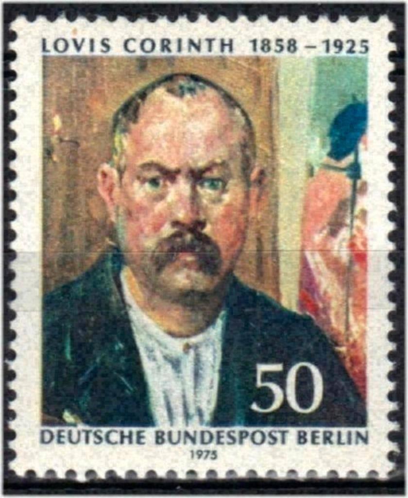 Allemagne Berlin 1975 - Yvert 473 - Lovis Corinth (PF), Envoi, Non oblitéré