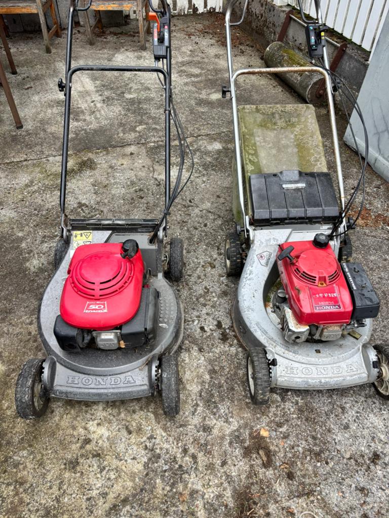 Lot de 2 tondeuses Honda, Enlèvement, Comme neuf, Bac de ramassage