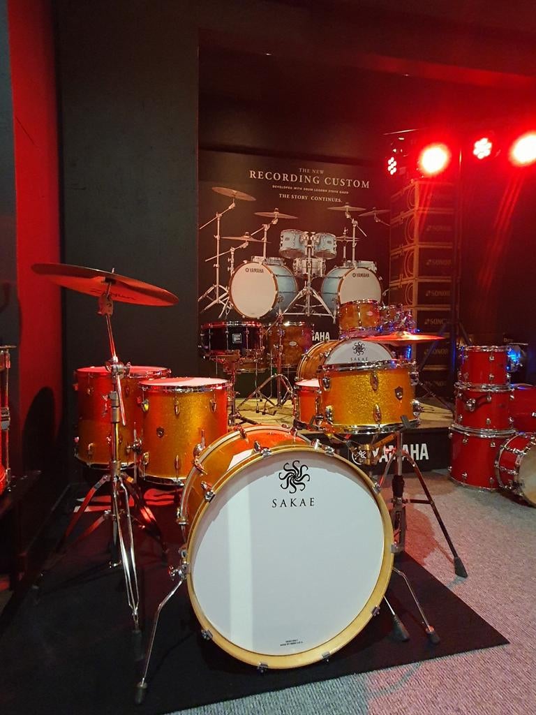 Sakae Trilogie: Gold Sparcle. Made in Japan., Muziek en Instrumenten, Drumstellen en Slagwerk, Ophalen of Verzenden