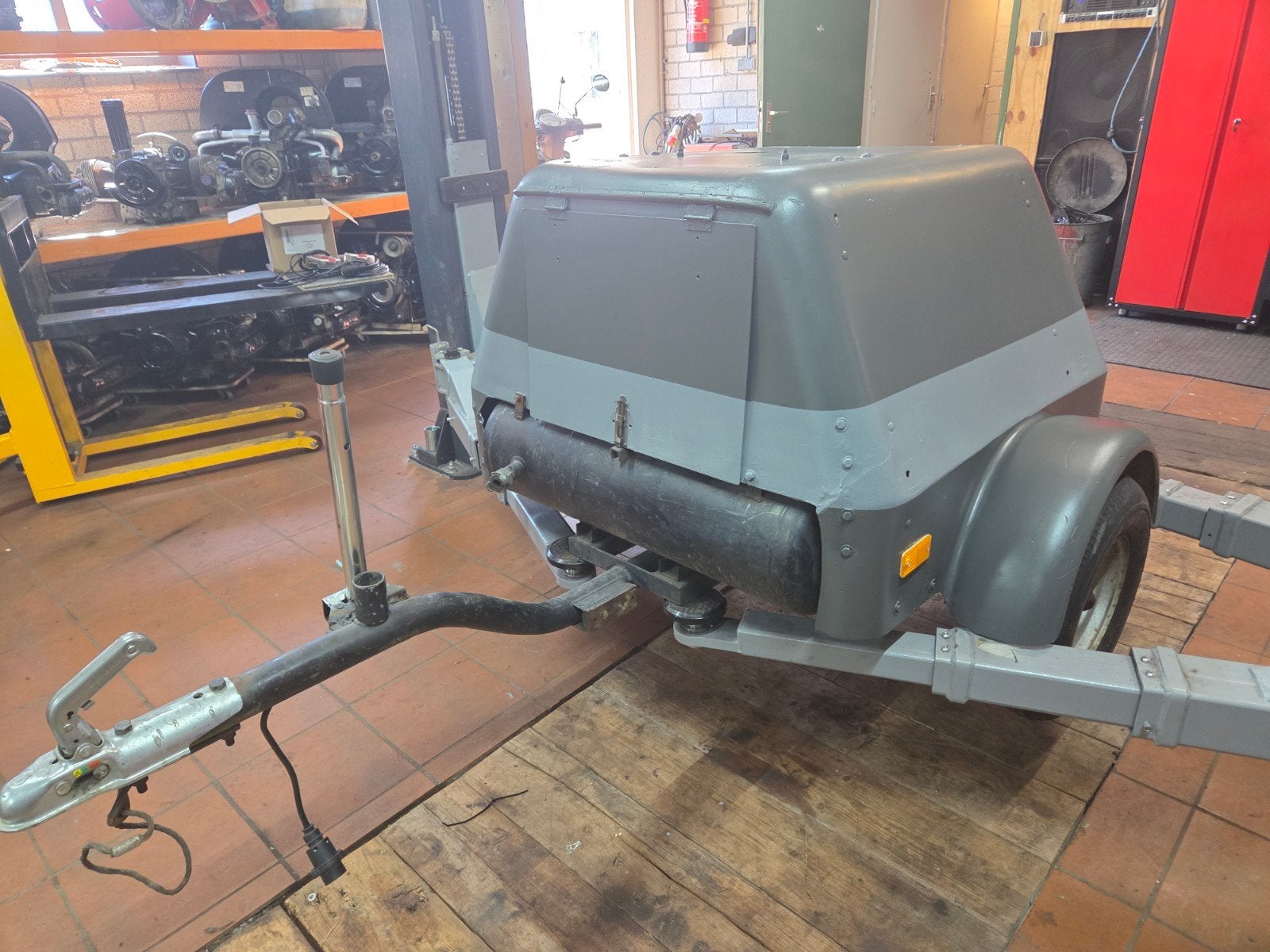Compressor met kever motor industrie, Auto diversen, Aanhangers en Bagagewagens, Ophalen