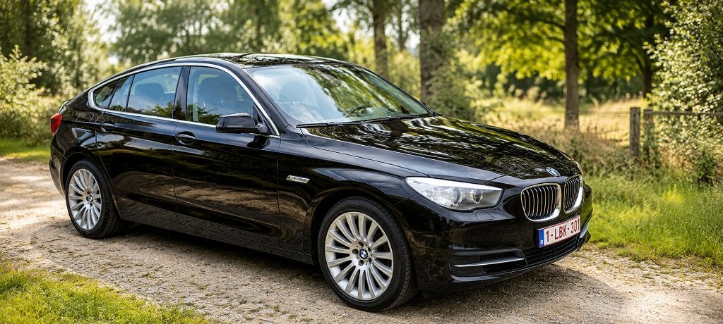 Bmw 520 GT, Auto's, BMW, Particulier, 5 Reeks GT, Diesel, Euro 6, Berline, 5 deurs, Automaat, Zwart, Zwart, Leder, Achterwielaandrijving