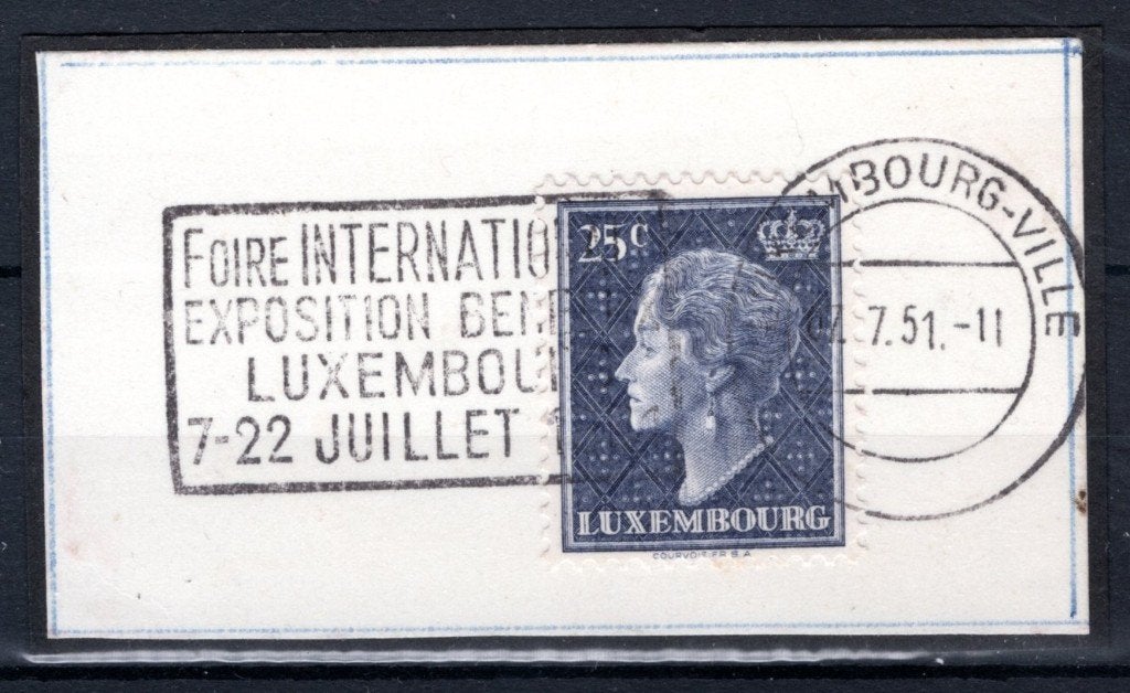 LUXEMBOURG Yt. 415 FDC 1951 - Exposition Benelux, Envoi, Luxembourg, Affranchi