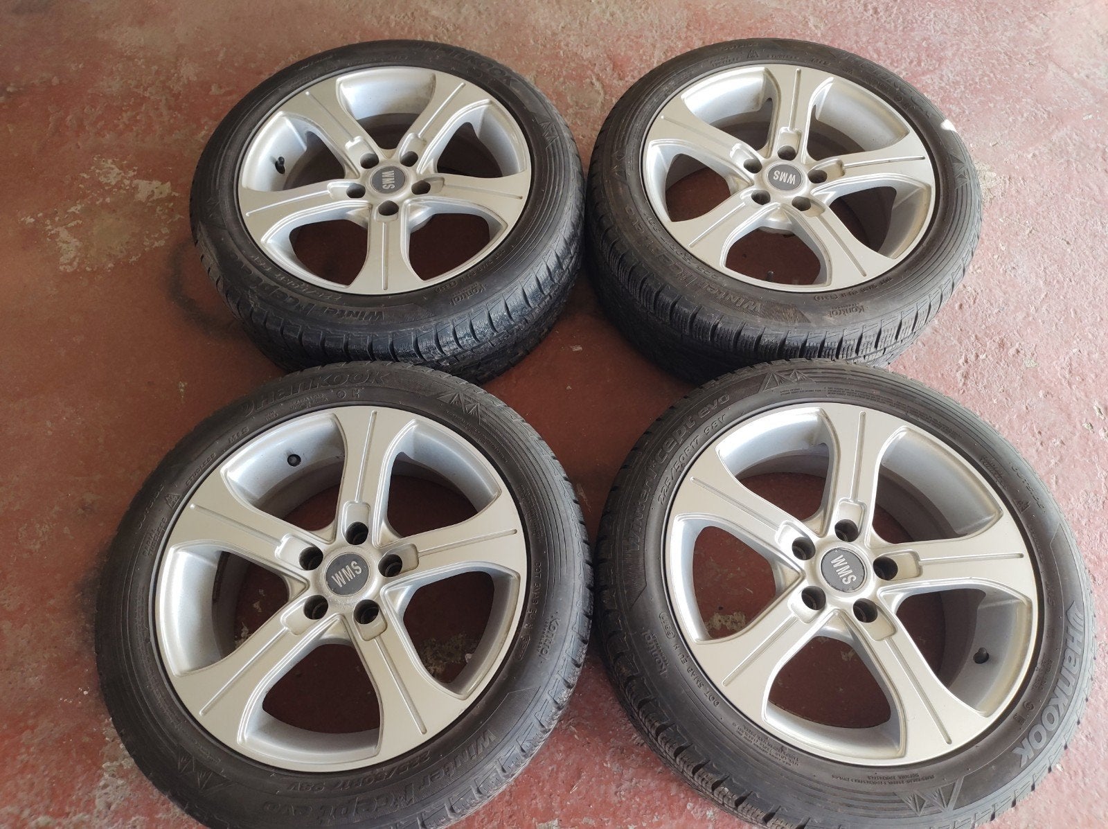 jantes 5x112 Audi  A5  - A4, Autos : Pièces & Accessoires, Enlèvement, Pneus hiver, Pneu(s)