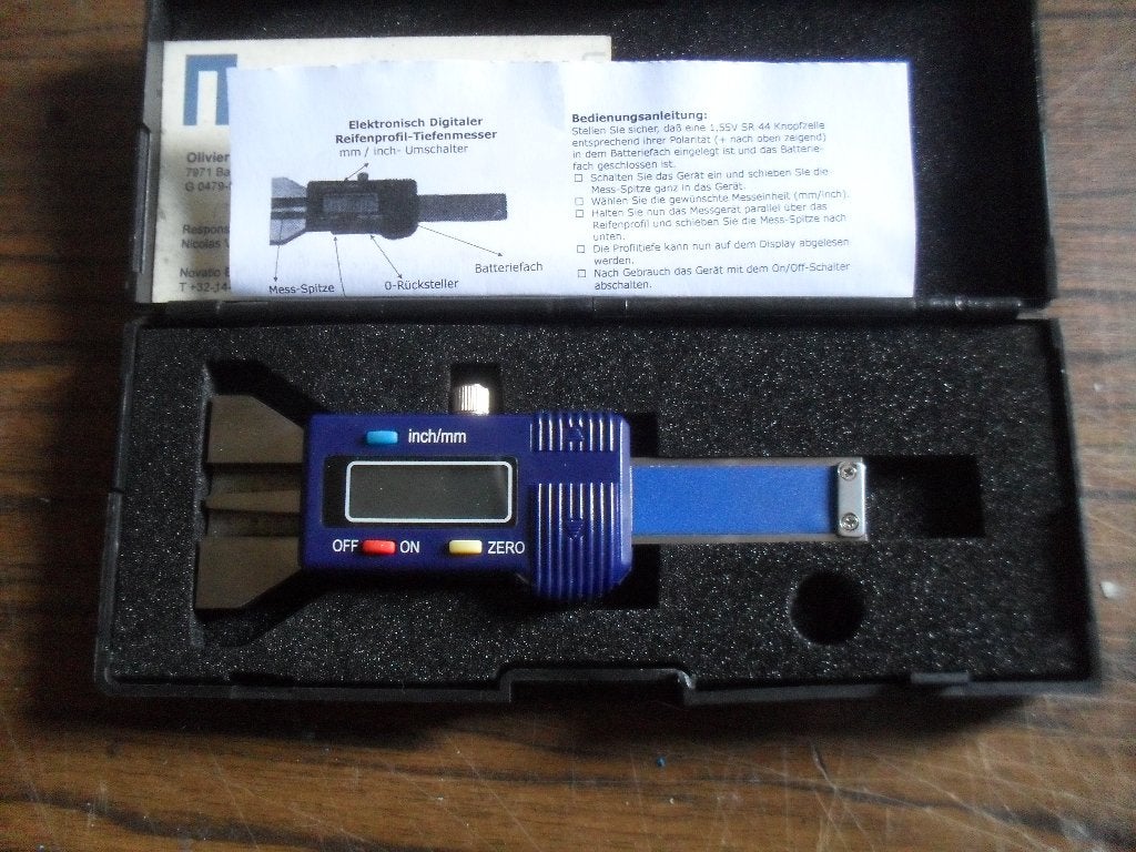 Digitale dieptemeter 0 - 100 mm, Ophalen, Gebruikt