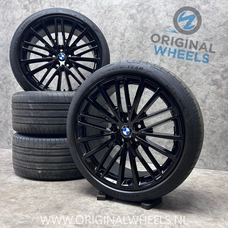 19 inch originele velgen + zomerbanden BMW 3 serie style 635, Neuf, Pneus et Jantes, Pneus été, -