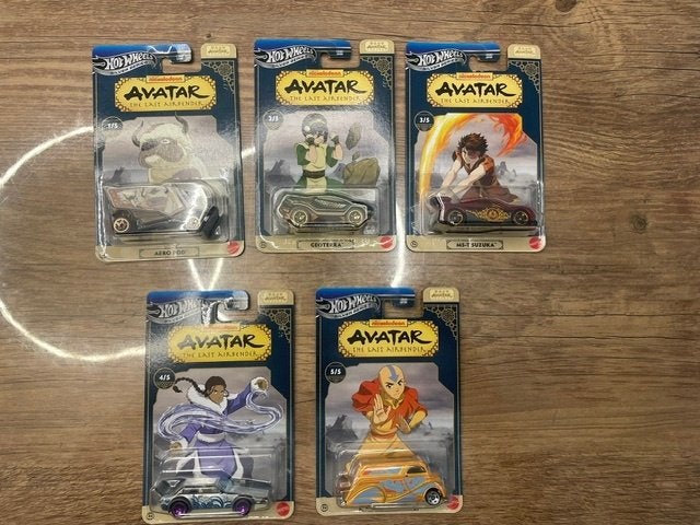 Complete set HW Silver series - Avatar: the last Airbender, Ophalen of Verzenden, Nieuw