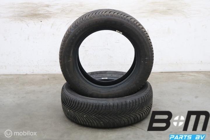 2 x 2056016 92H Michelin Alpin 5 AO 7mm 205 60 16, Gebruikt, 16 inch