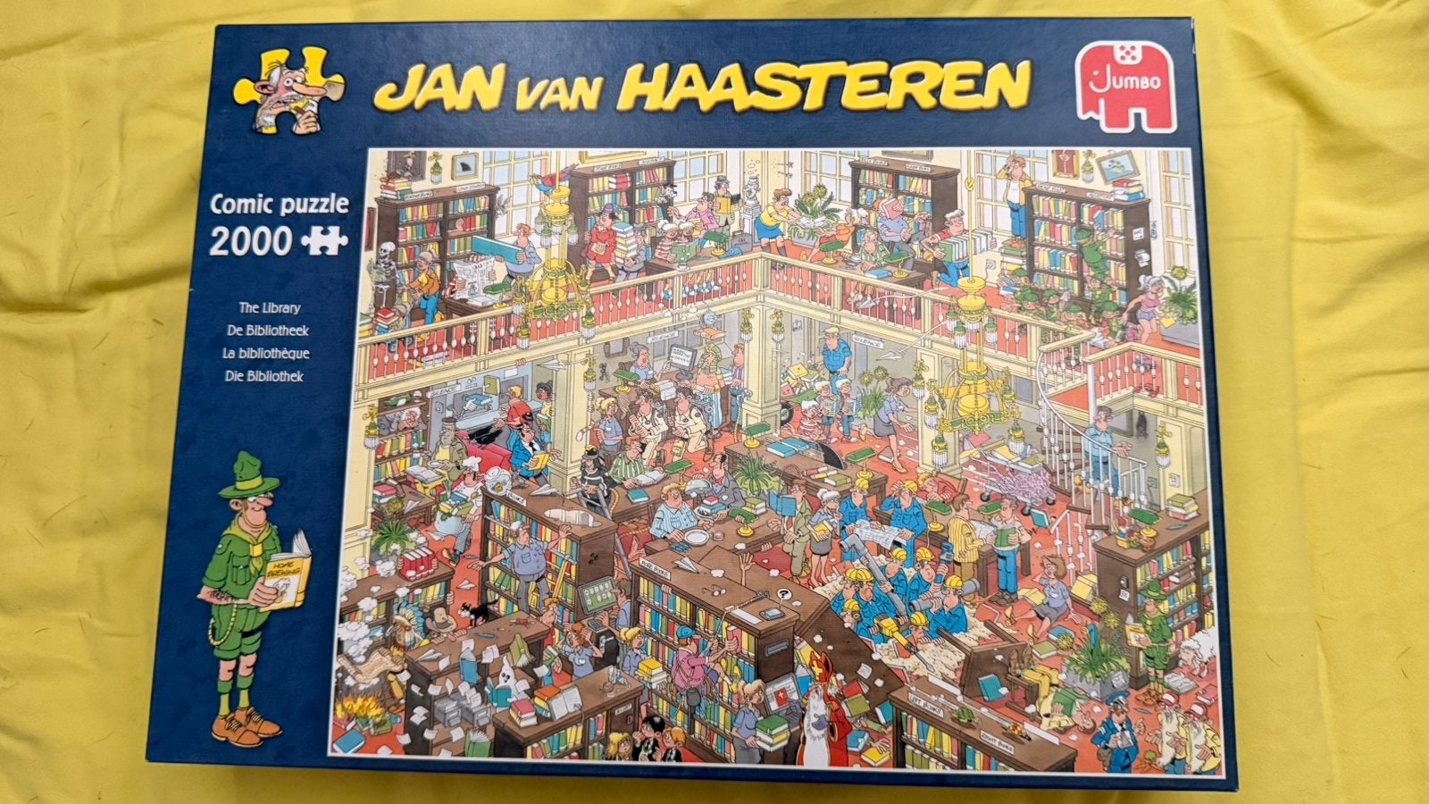 Jan van Haasteren. de bibliotheek, Ophalen, Zo goed als nieuw