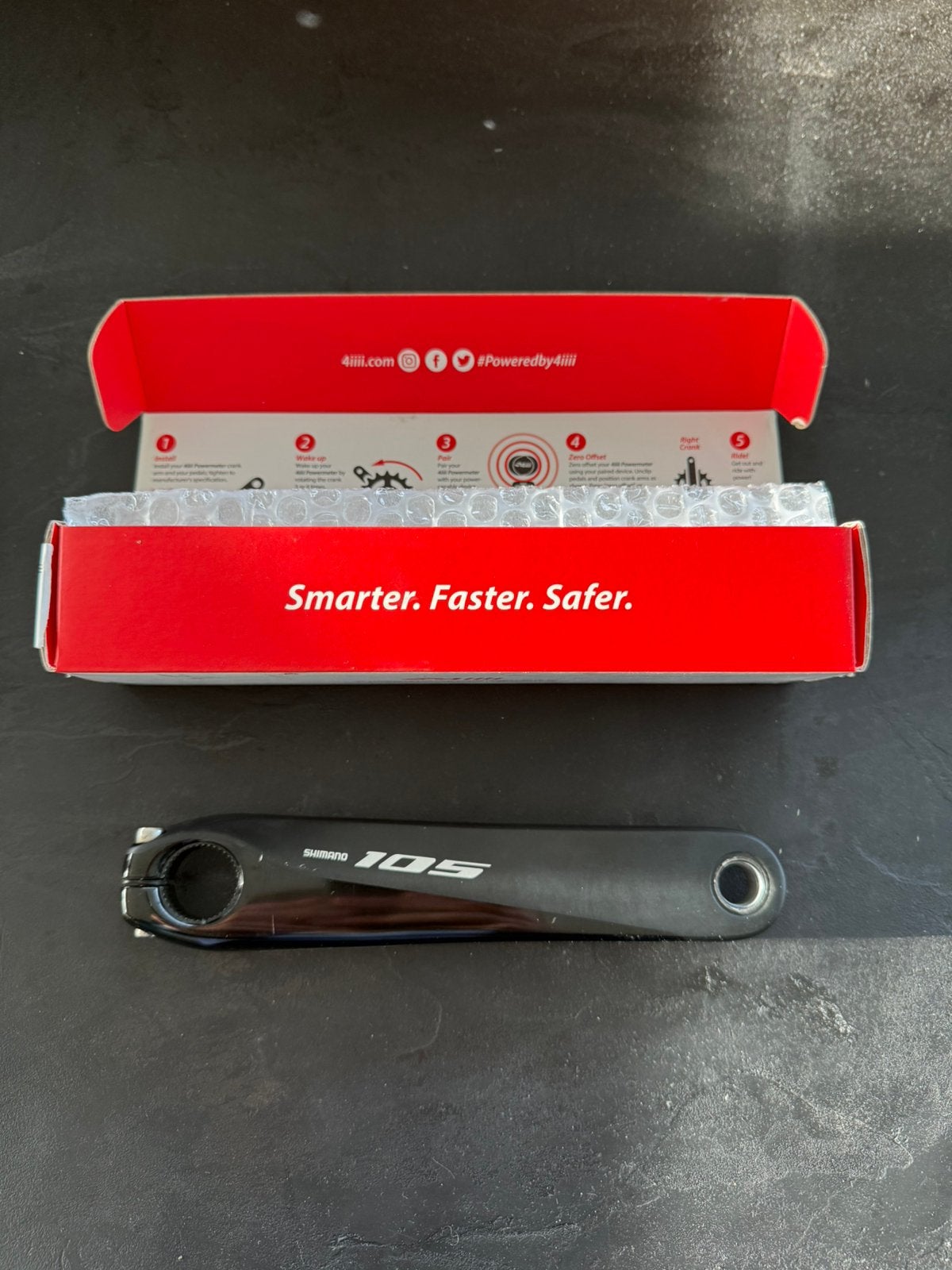 4iiii Shimano 105 R7000 powermeter 175mm, Vélos & Vélomoteurs, Enlèvement ou Envoi, Comme neuf