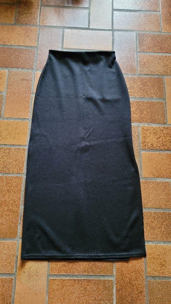 jupe longue fendue T36-38, Kleding | Dames, Rokken, Zwart, Ophalen of Verzenden, Zo goed als nieuw, Maat 36 (S)
