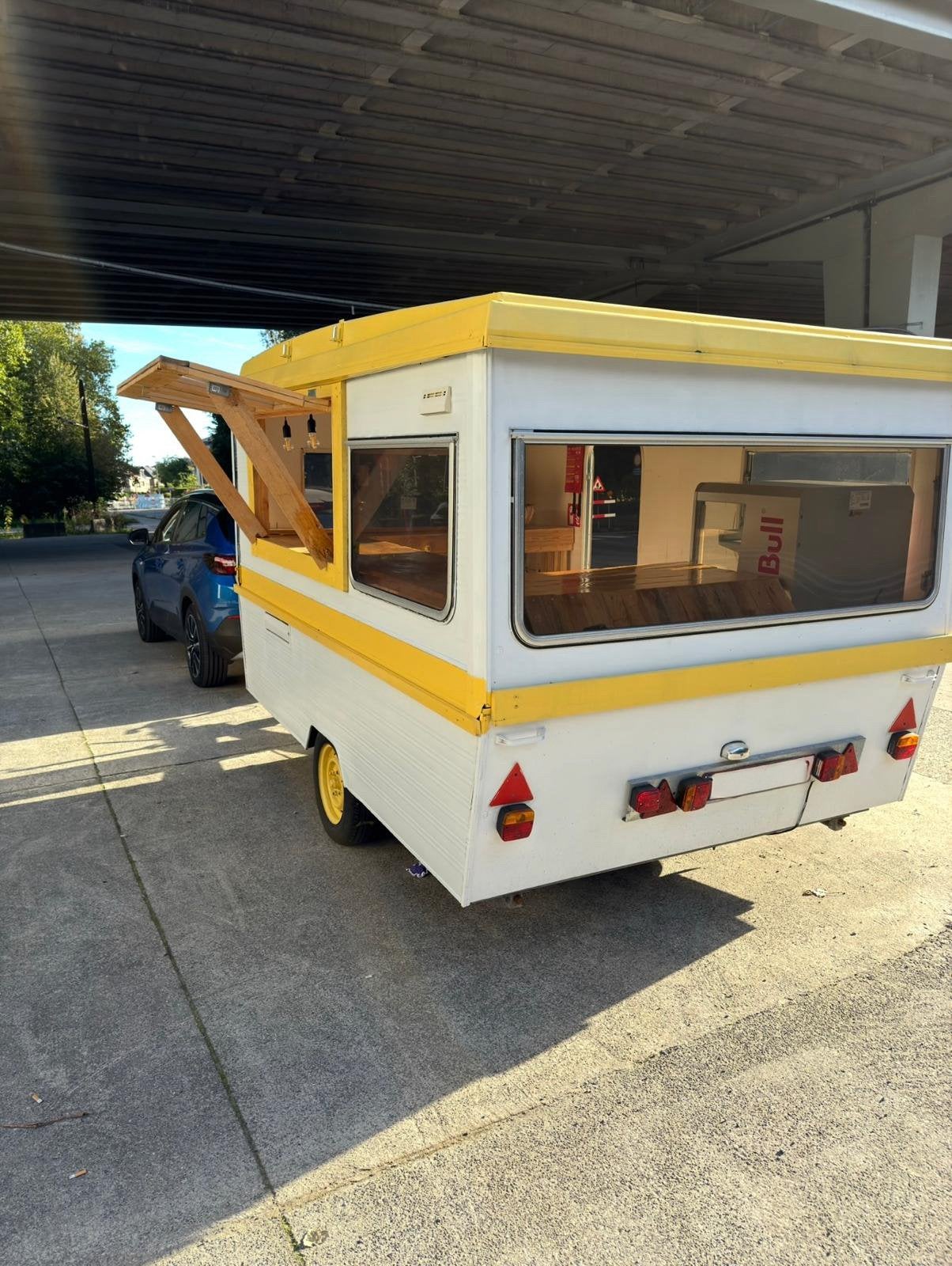 Vintage foodtruck te koop, Ophalen