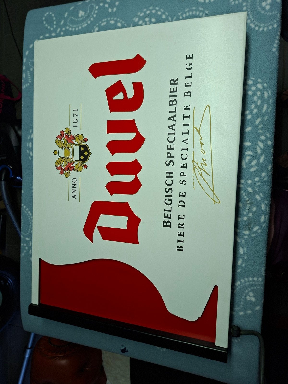 duvel lichtreclame, Verzamelen, Biermerken, Ophalen, Duvel