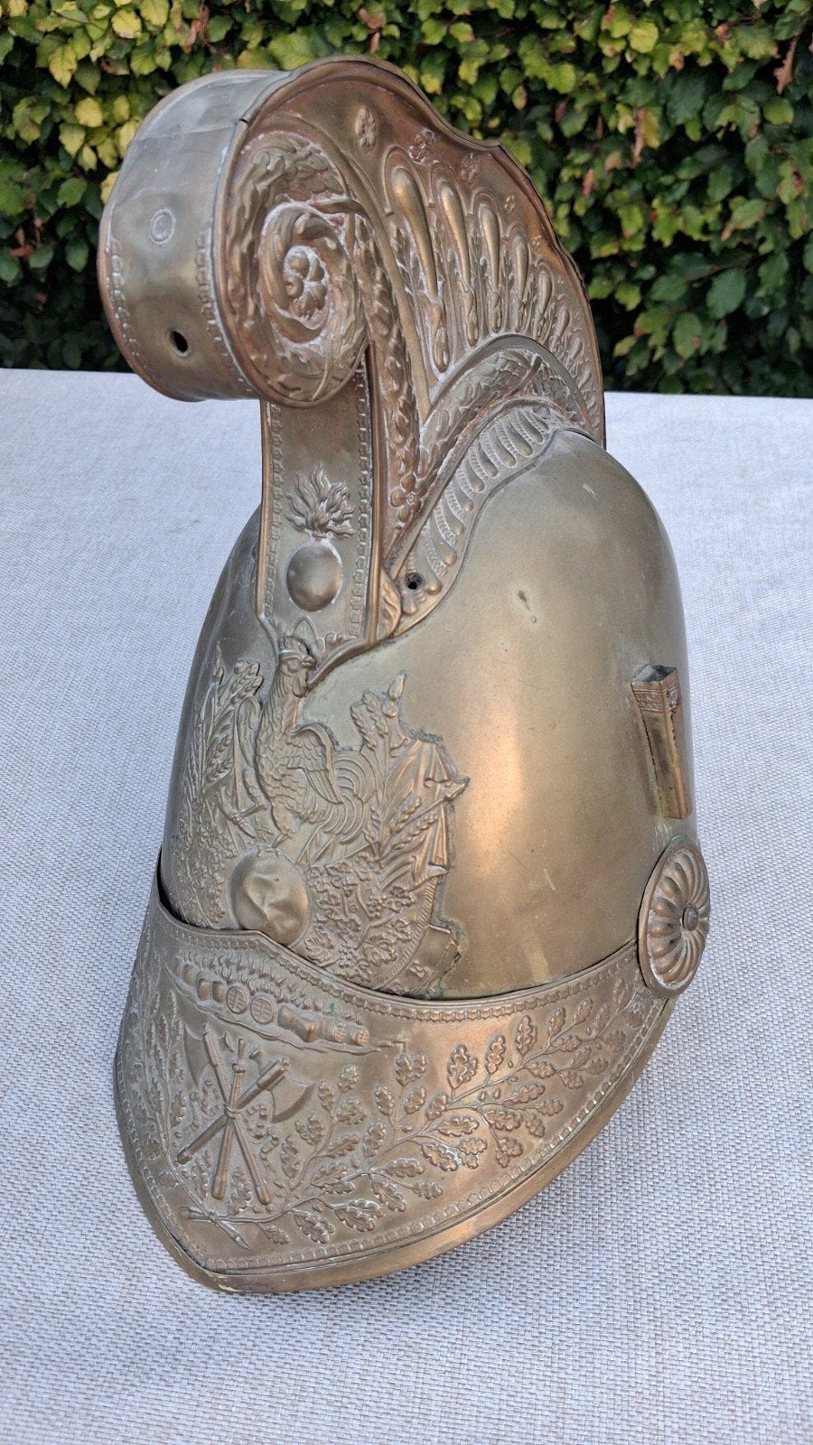Casque des sapeurs-pompiers français m1852, Enlèvement ou Envoi, Autres, Casque ou Béret
