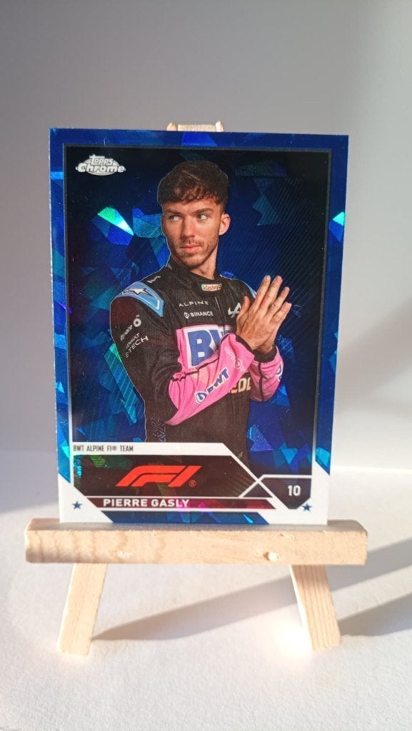 Topps Chrome Sapphire 2023 F1 Pierre Gasly, Enlèvement ou Envoi, Comme neuf, Cartes en vrac, Foil