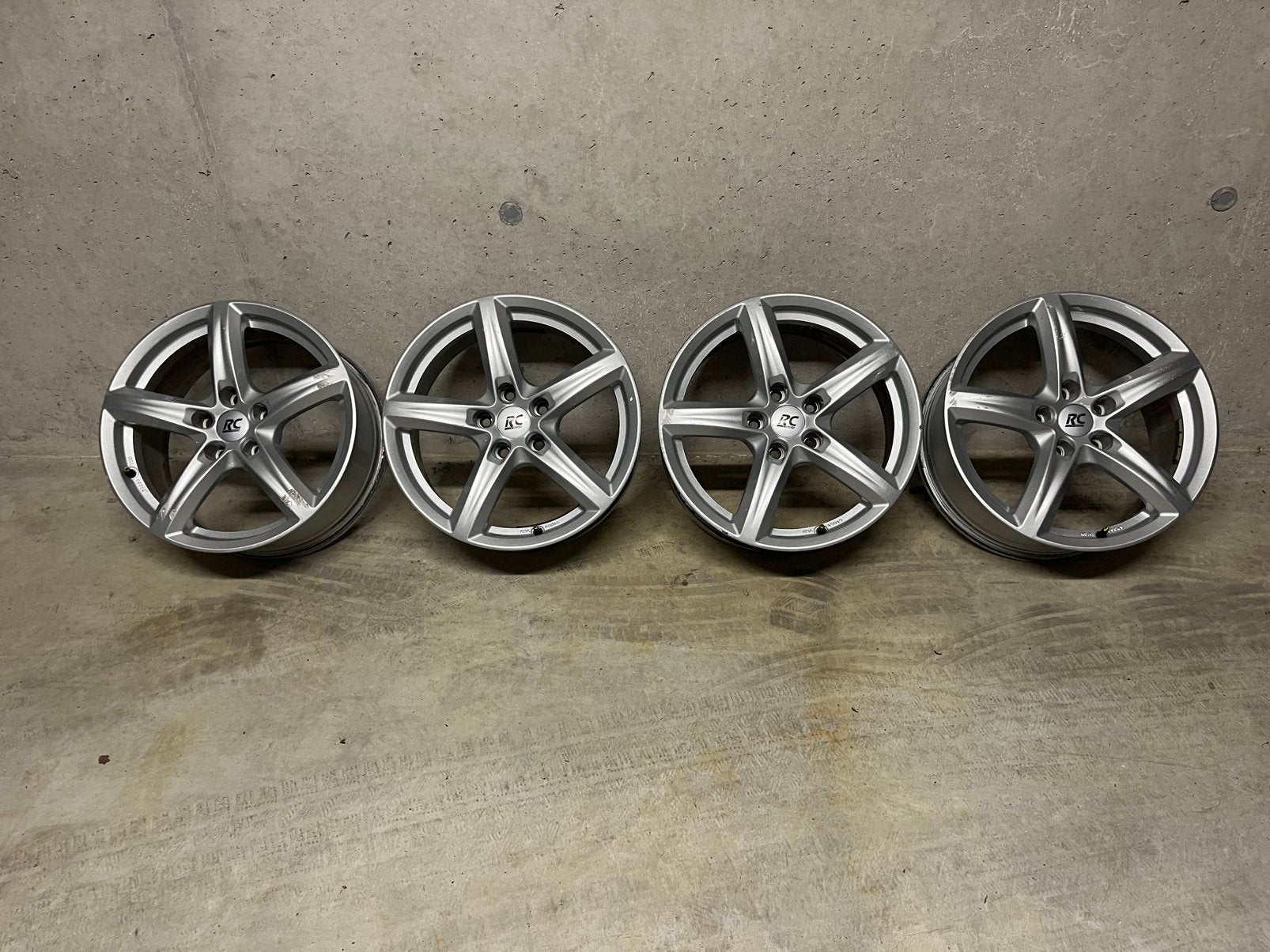 Set alu autovelgen, Ophalen, Gebruikt, Velg(en), 17 inch