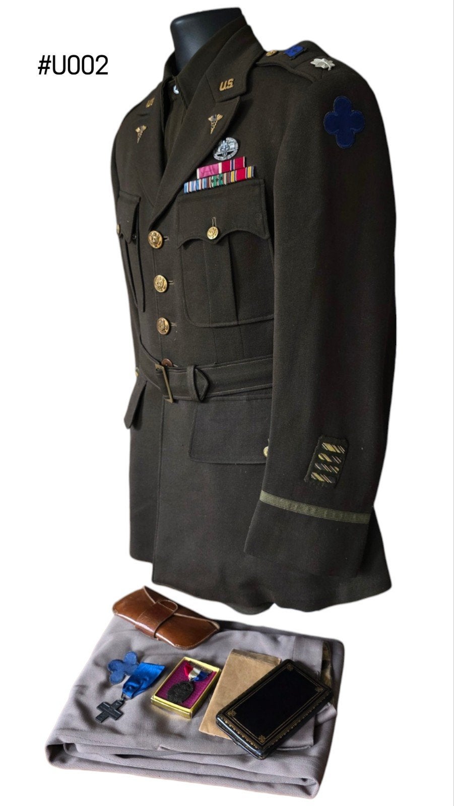 US WWII Lt. Col. 88th Infantry Division Uniform Grouping, Verzamelen, Militaria | Tweede Wereldoorlog, Ophalen of Verzenden