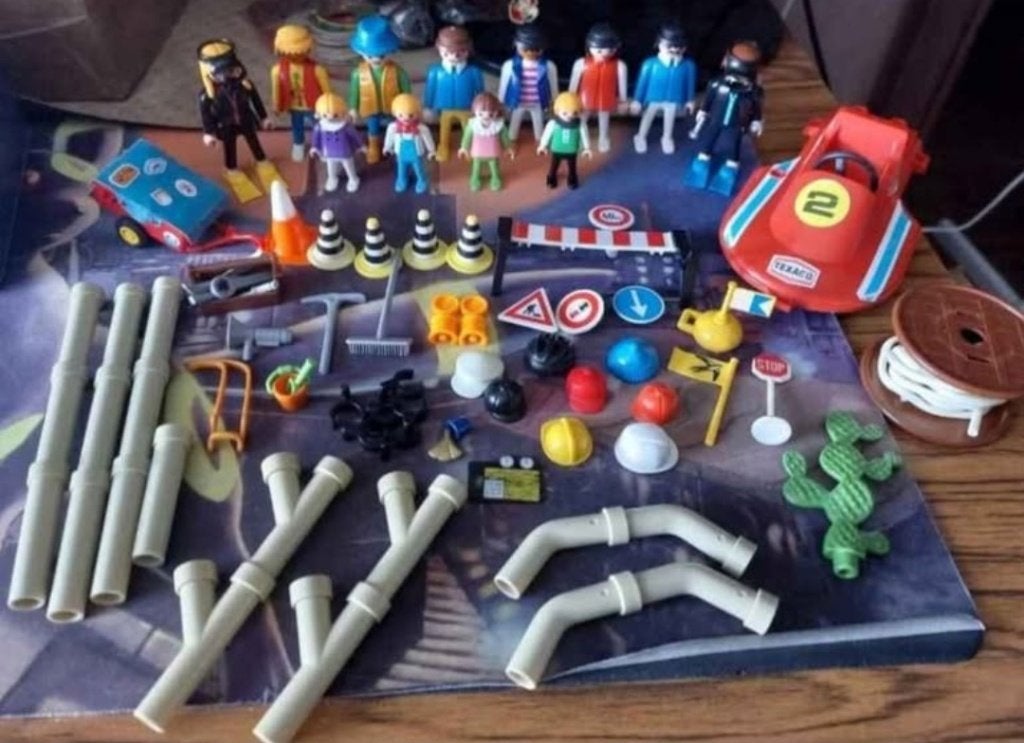 Lot playmobil  figurines et vrac, Enlèvement, Utilisé, Pièces détachées, Figurines