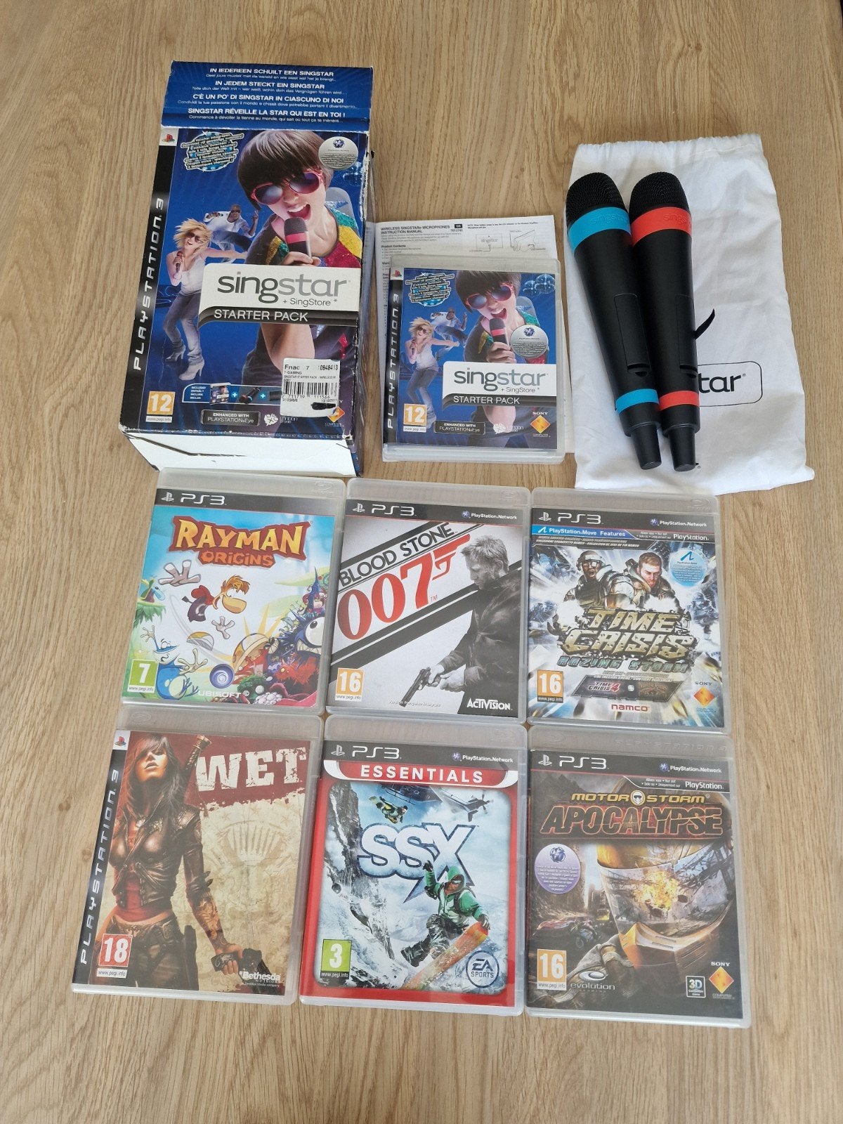 Lot 7 jeux ps3 Time Crisis wet rayman 007 singstar ssx, Consoles de jeu & Jeux vidéo, Enlèvement ou Envoi, Comme neuf, Autres genres