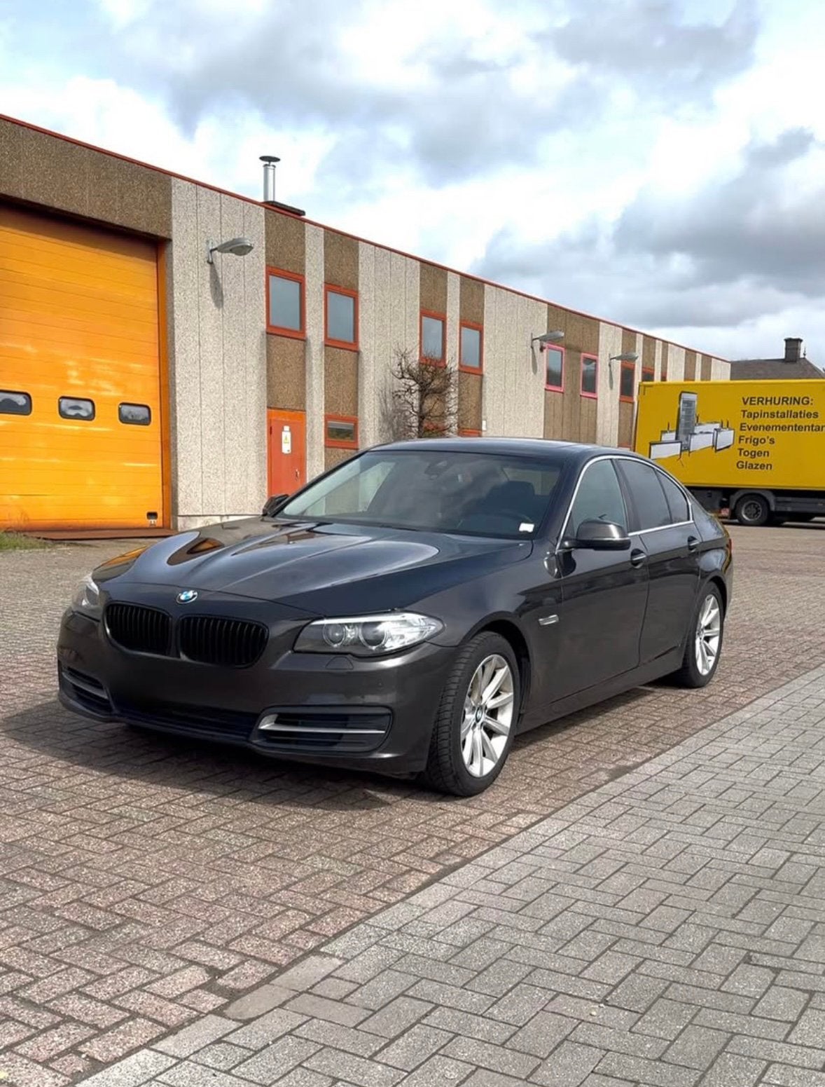 BMW f10 525d, Autos, BMW, Cuir, Automatique, Particulier, Brun