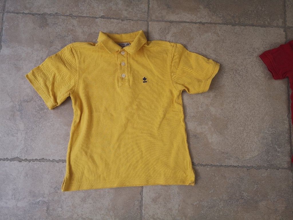 Merk River Woods: stoere polo mt 140, Kinderen en Baby's, Kinderkleding | Maat 140, River Woods, Ophalen of Verzenden, Zo goed als nieuw