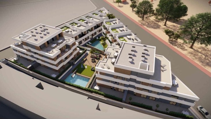 Te huur Spanje : nieuwbouw gelijkvloers app, max 5 pers., Vacances, Maisons de vacances | Espagne, Costa Blanca, Appartement, Mer