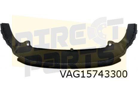 Volkswagen Caddy (7/15-12/20) (2K) voorbumperspoiler (satijn, Neuf, Volkswagen, -, -