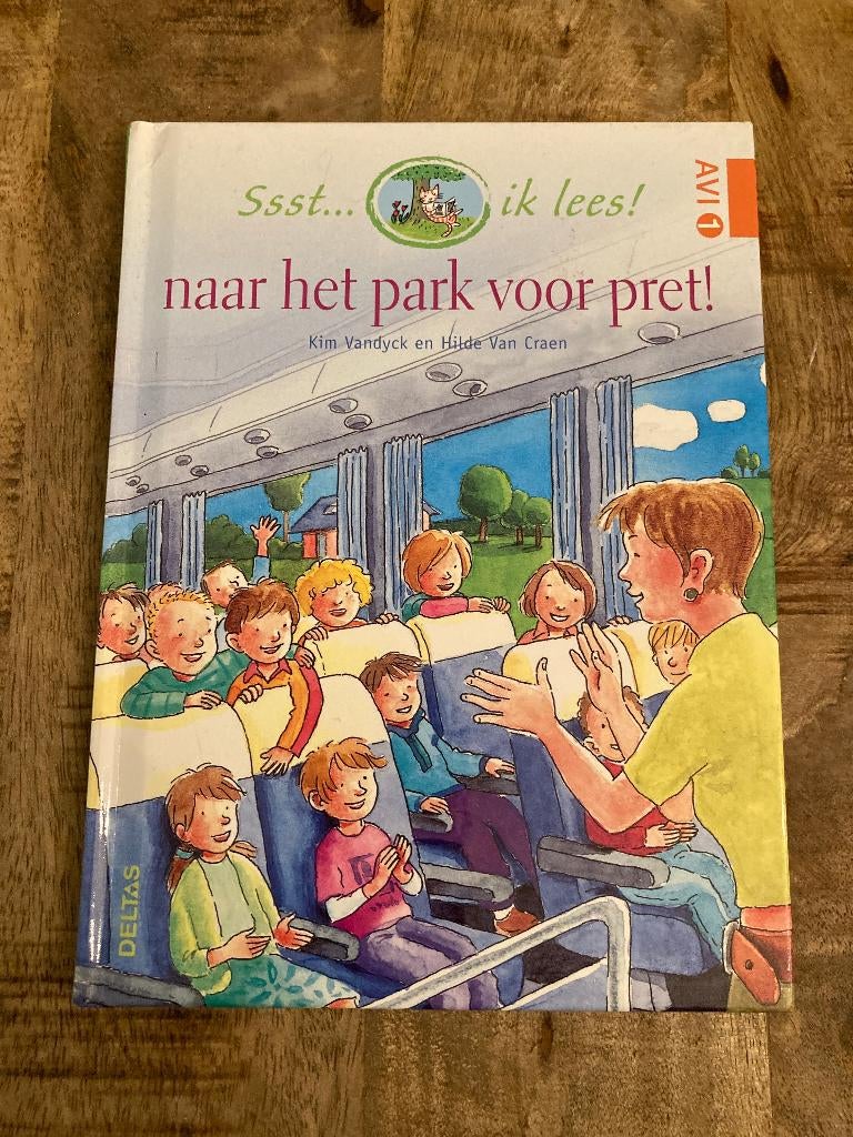 Leesboek - Ssst ik lees! naar het park voor pret! - Deltas, Boeken, Ophalen of Verzenden, Gelezen