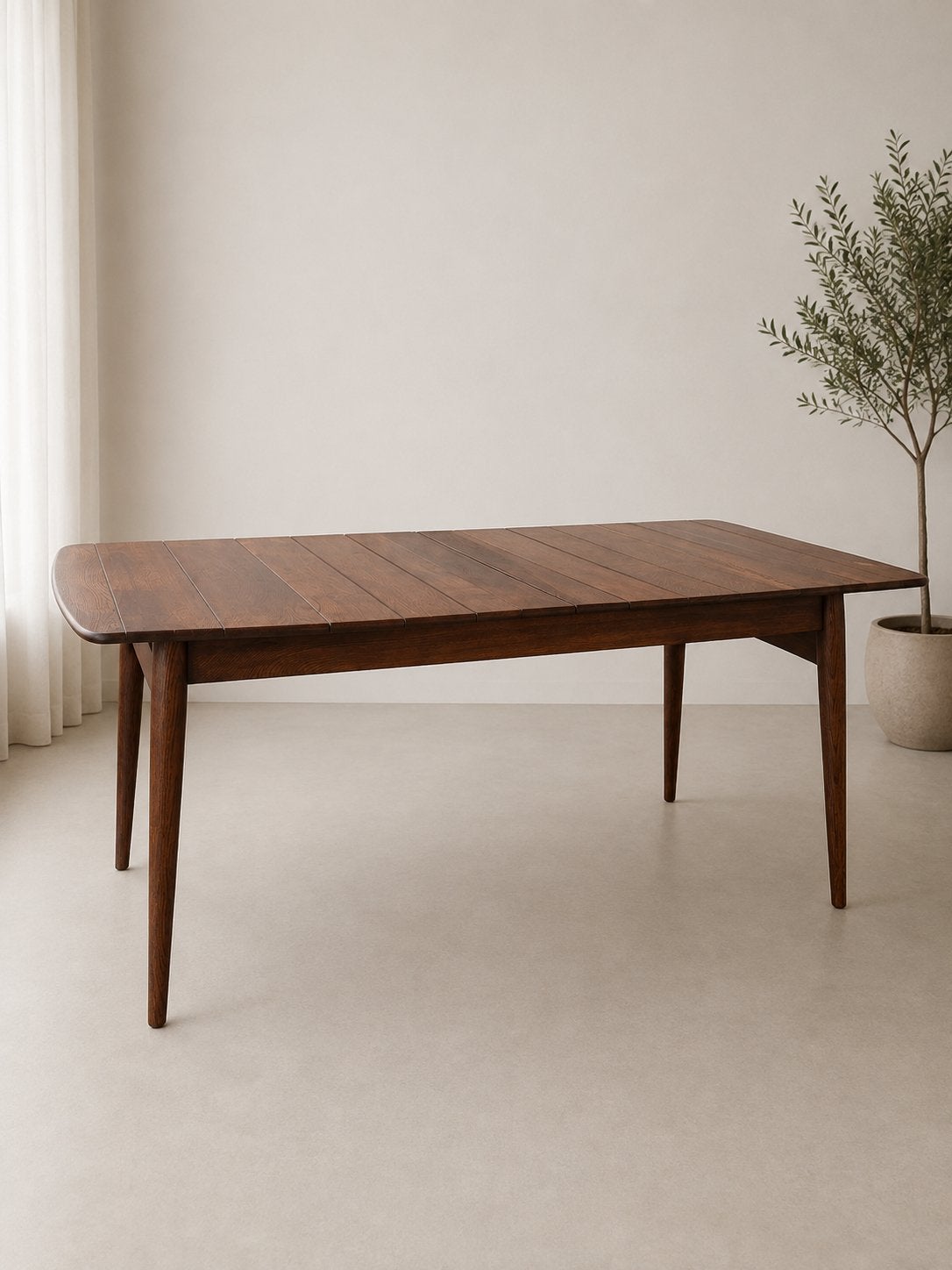 Mid century tafel, Ophalen