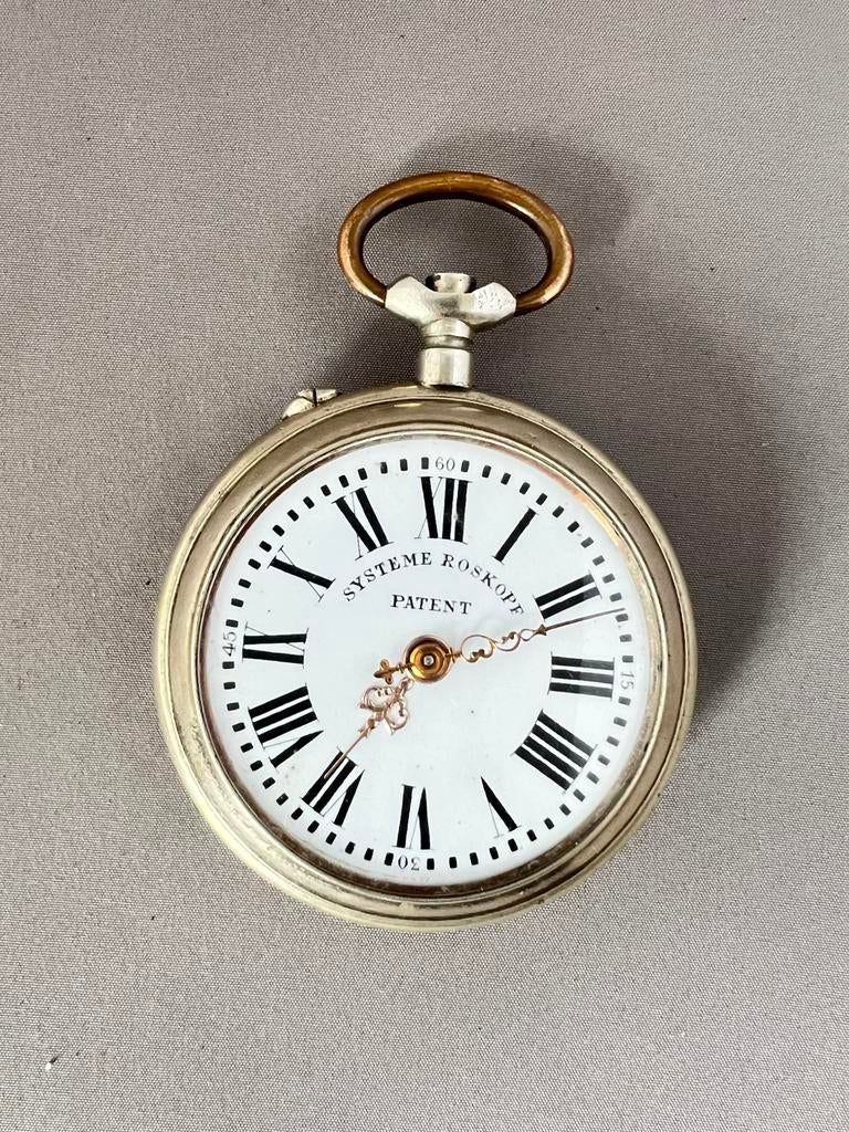 Antiek zakhorloge 'Systeme Roskopf Patent', Bijoux, Sacs & Beauté, Envoi, Montre de poche