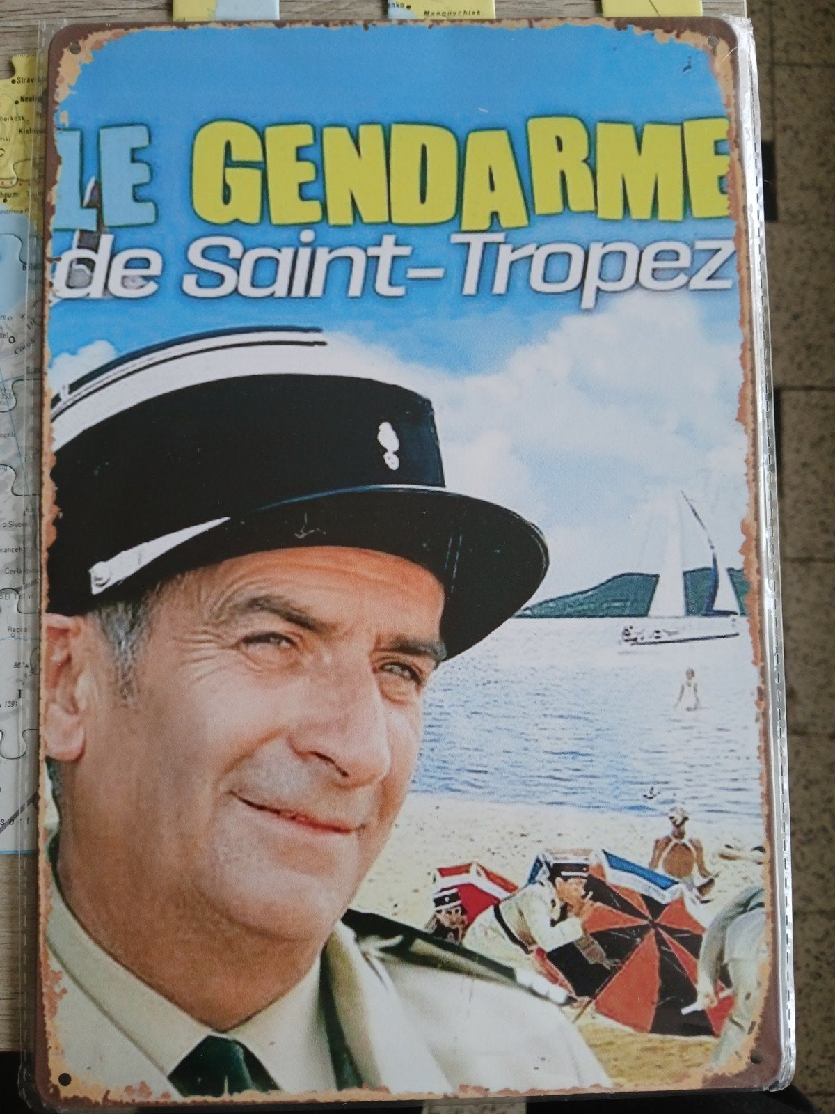Louis de Funez Saint Tropez. 20 x 30 cm, Enlèvement ou Envoi