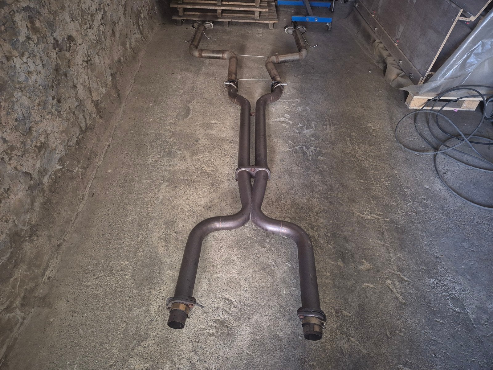 échappement full tubes mercedes c63amg (2008-2014), Enlèvement, Utilisé, Mercedes-Benz
