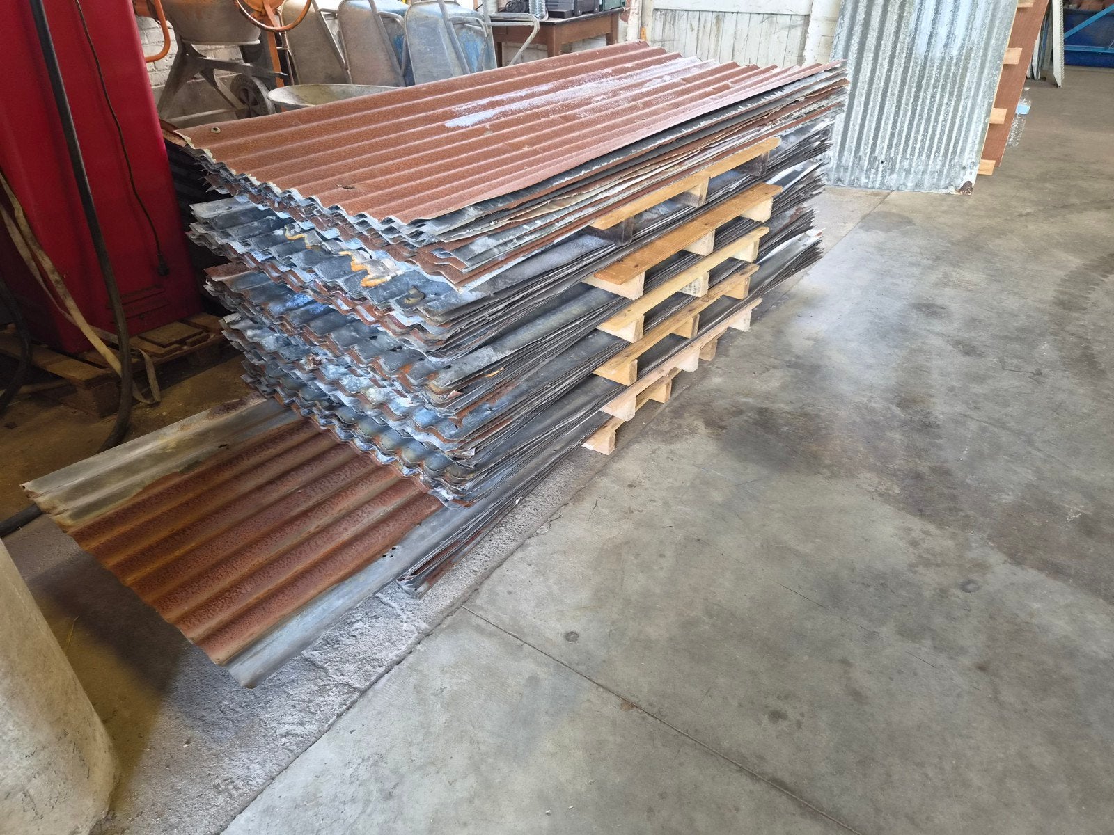 Oude metalen golfplaten, Doe-het-zelf en Bouw, Ophalen