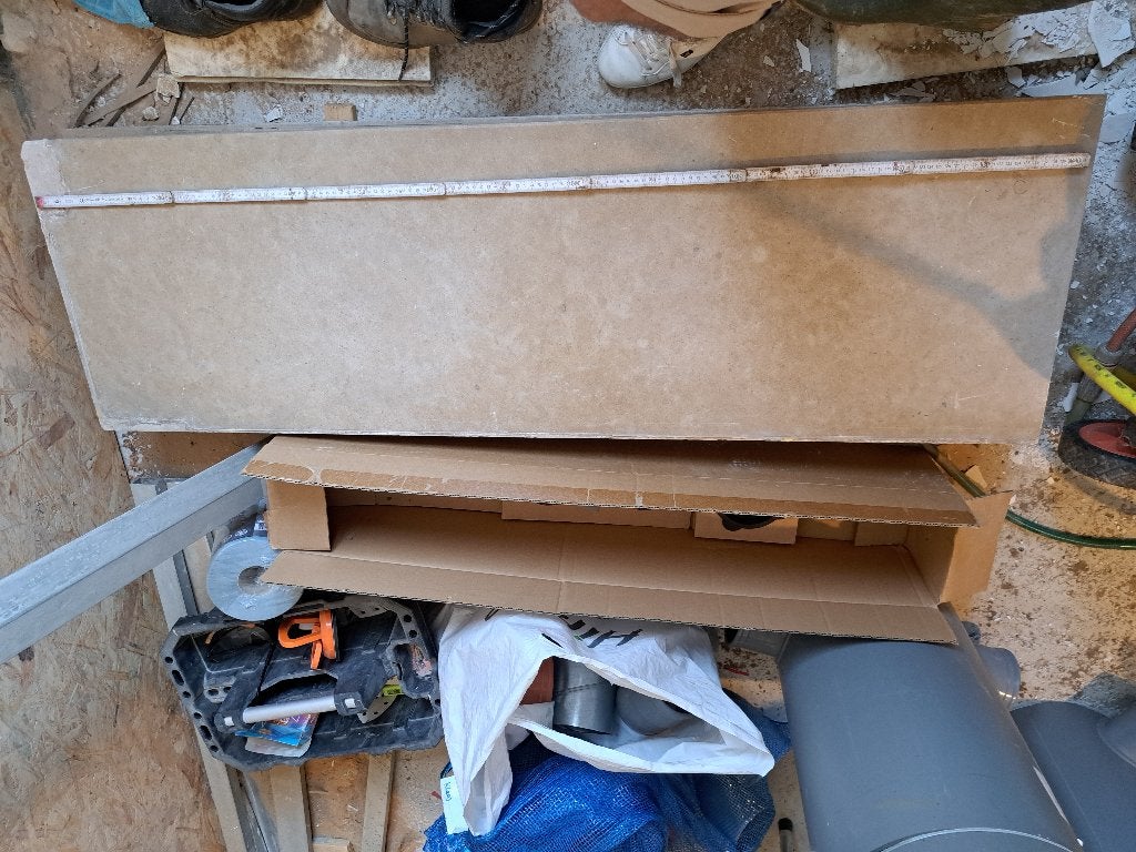 Travertin tablet, Bricolage & Construction, Enlèvement, Utilisé, Autres matériaux