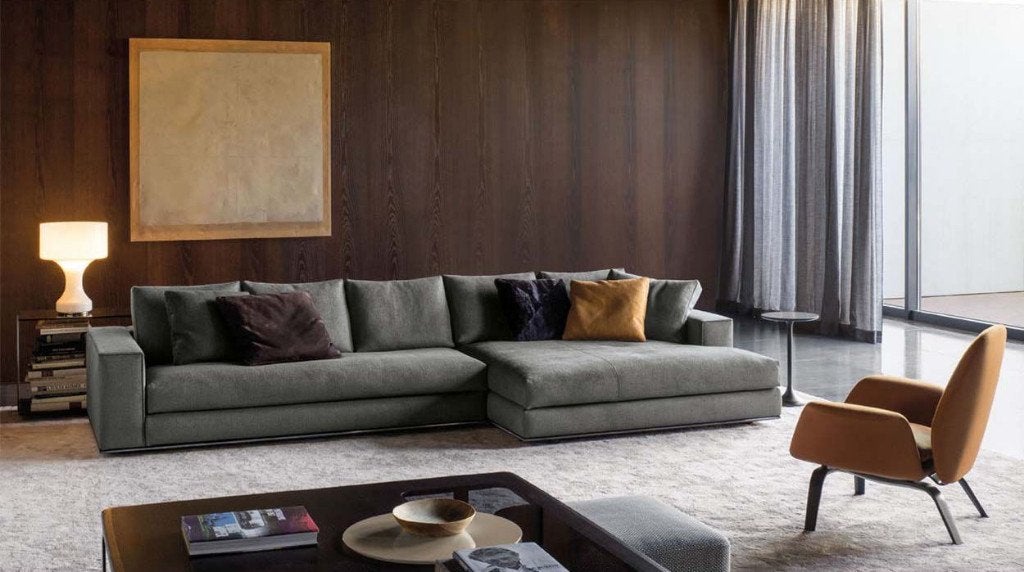 GEZOCHT: Minotti Hamilton — Direct Inkoop, Ophalen of Verzenden, Hoekbank, Design Bankstellen Minotti