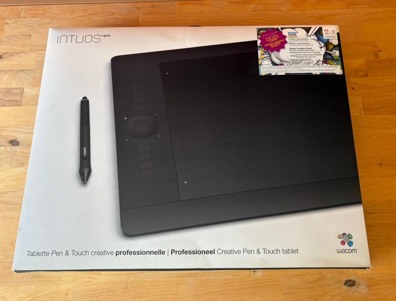 Wacom Intuos Pro Large, Informatique & Logiciels, Tablettes graphiques, Enlèvement, Multi-touch, Comme neuf, Sans fil