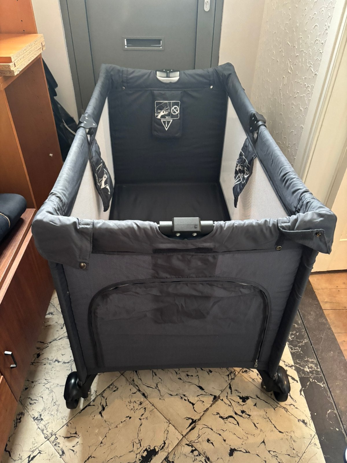 Lit de voyage, Matelas, 70 à 85 cm, Comme neuf, Enlèvement
