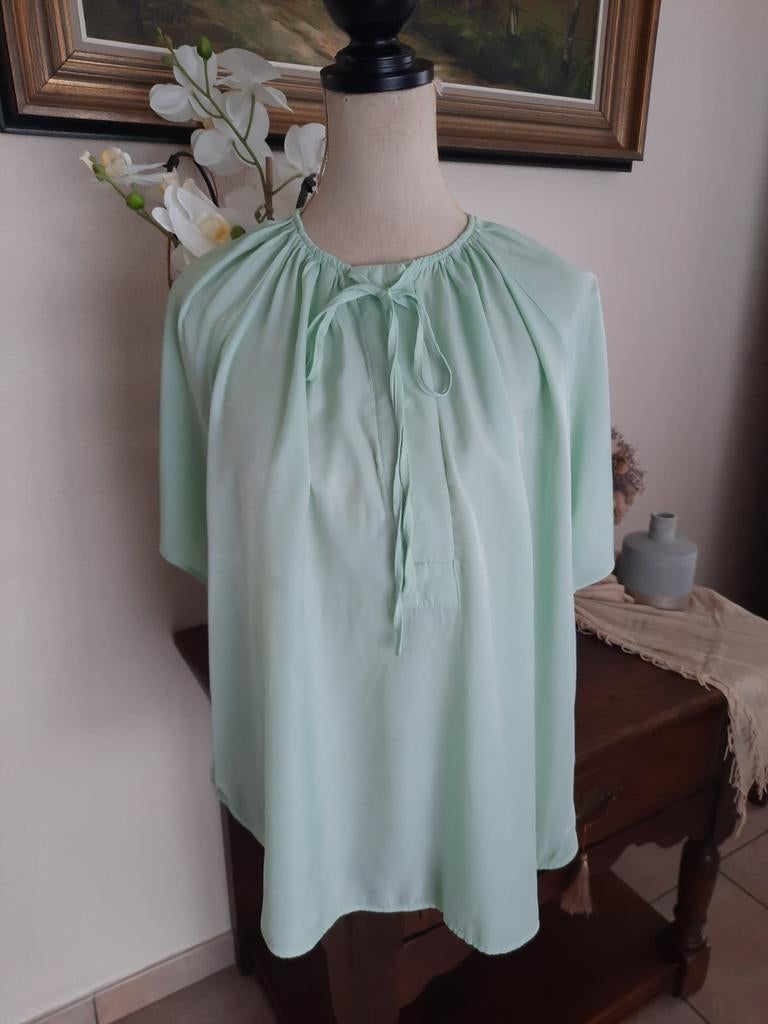 Blouse maat L, Kleding | Dames, Ophalen, Zo goed als nieuw, Maat 42/44 (L), Groen