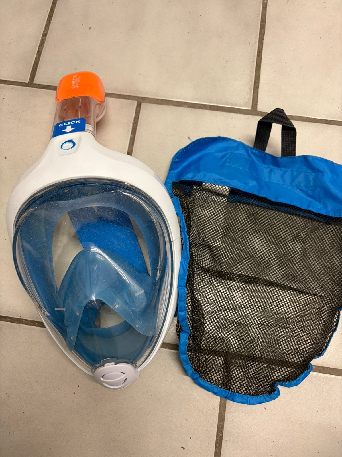 Masque snorkeling decathlon, Watersport en Boten, Duiken, Ophalen of Verzenden, Gebruikt