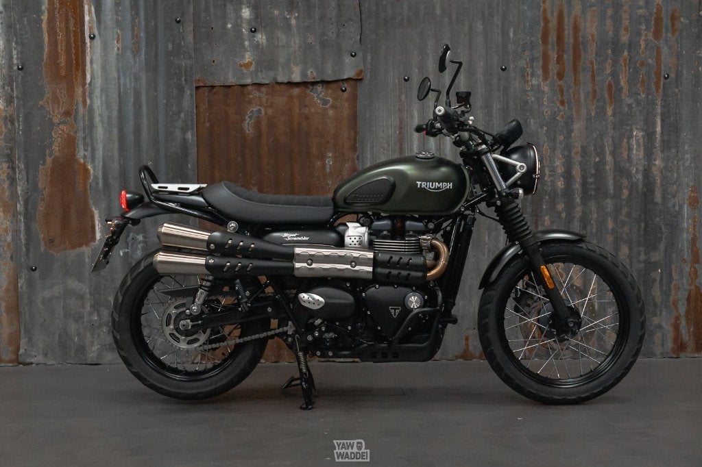 Triumph Street Scrambler (A2-mogelijk), Motoren, 2 cilinders, Occasion, Bedrijf, 900 cc