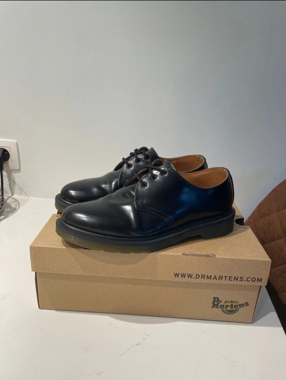Dr. Martens - Air Wair  - 1461 PW, Chaussures à lacets, Comme neuf, Enlèvement, Noir