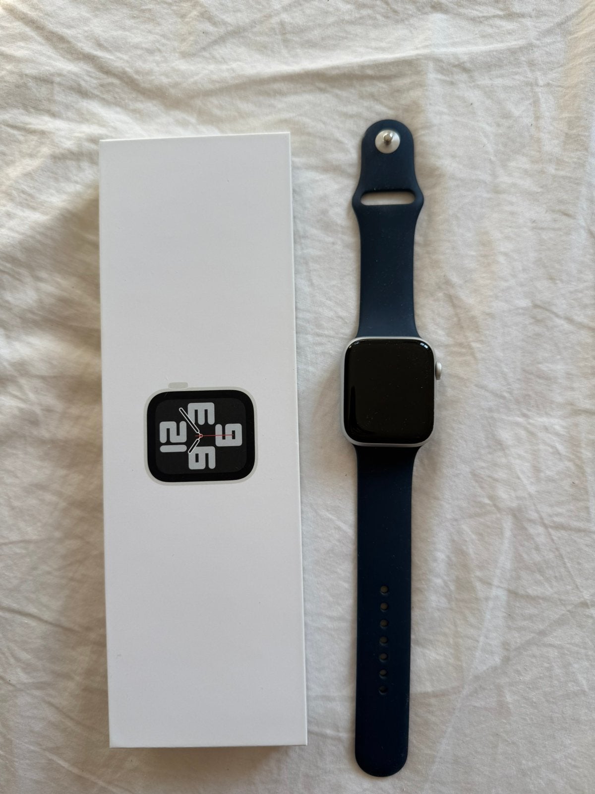 Apple Watch SE 2 (2023) – 44mm Silver – GPS, Étanche, IOS, Enlèvement, Utilisé