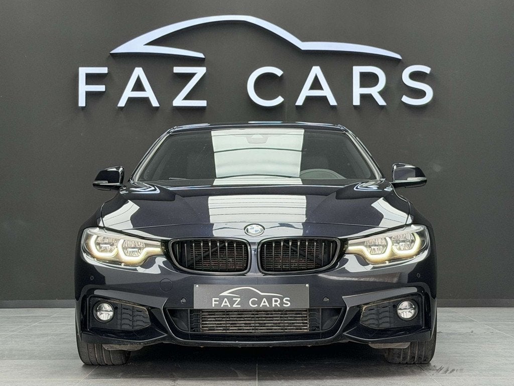 BMW 418 Gran Coupé dA * PACK M + CUIR + JANTES + GARANTIE, Auto's, BMW, Automaat, Achterwielaandrijving, 4 cilinders, Zwart