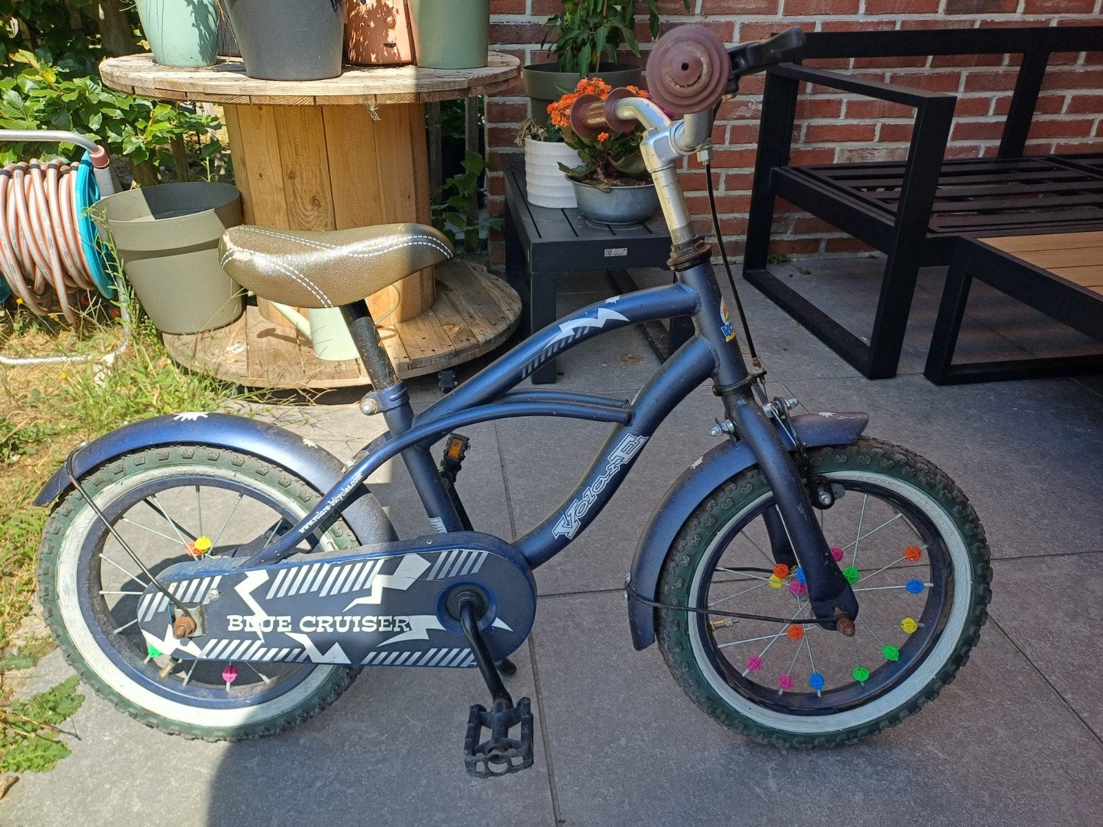 kinderfiets 14 inch, Ophalen