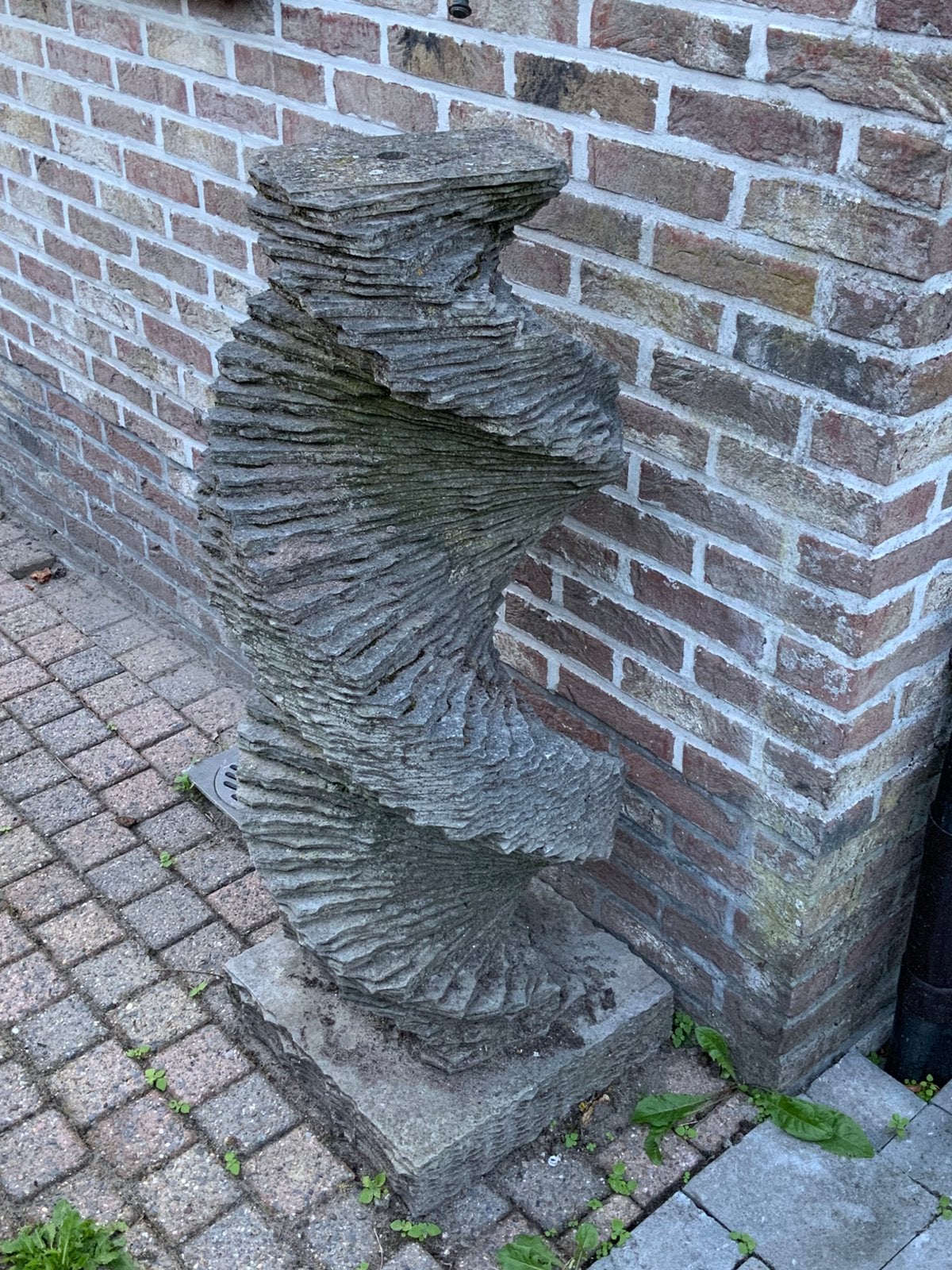 Waterornament, Tuin en Terras, Ophalen, Hardsteen, Waterornament