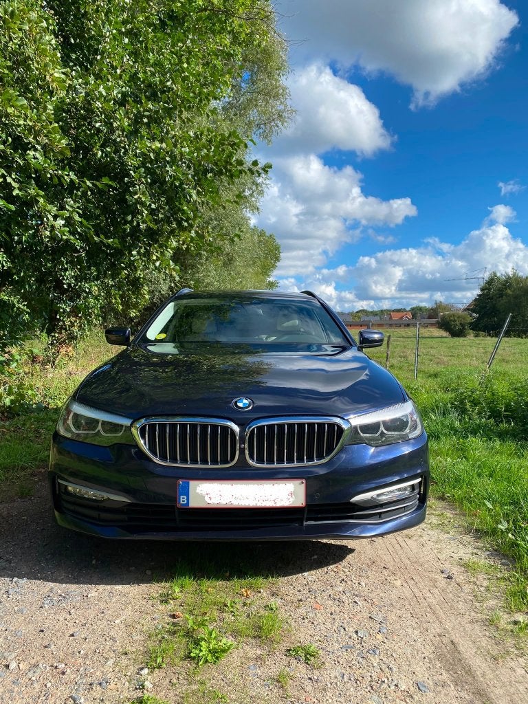 BMW 520d Touring G31, Achterwielaandrijving, 1995 cc, Blauw, 5 deurs