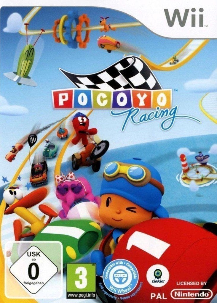 Pocoyo Racing, Gebruikt, 1 speler, Racen en Vliegen, Ophalen of Verzenden