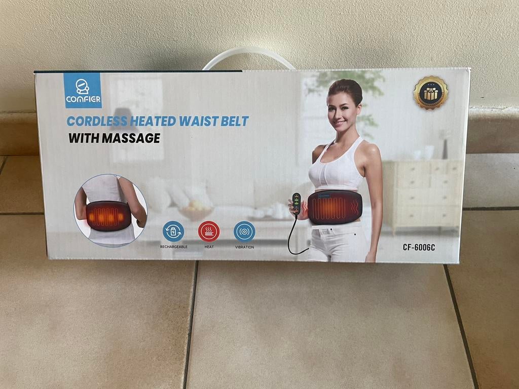 Warmtegordel confier, Sport en Fitness, Massageproducten, Ophalen, Zo goed als nieuw