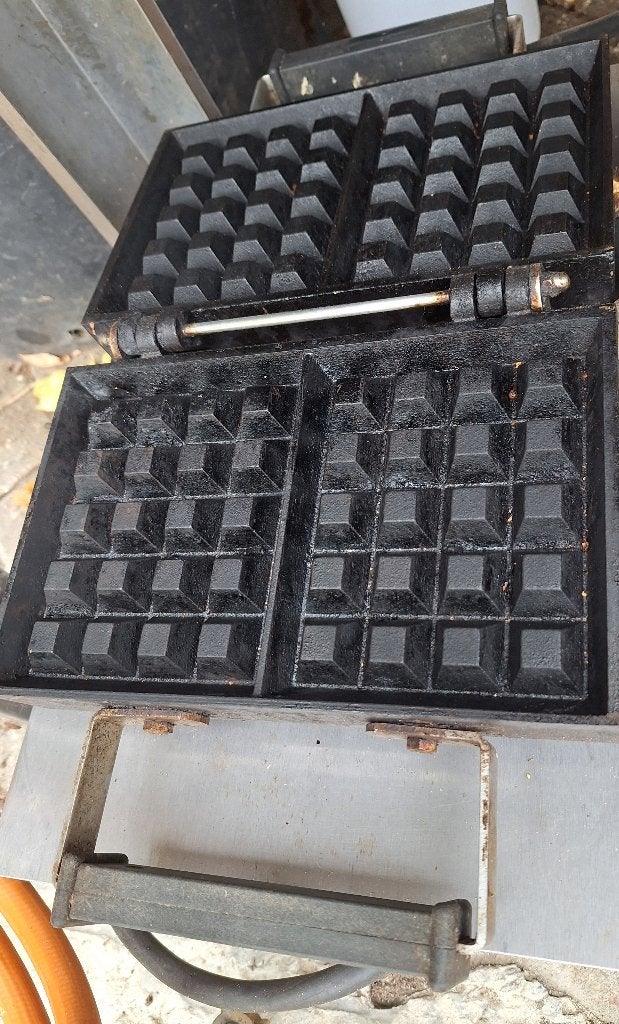 Professioneel wafelijzer brusselse wafel ook luikse, Ophalen, Gebruikt, Bakkerij en Slagerij